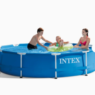 Piscina Estructural Circular INTEX Metal Frame, 305 x 76 cm, 4485 Litros