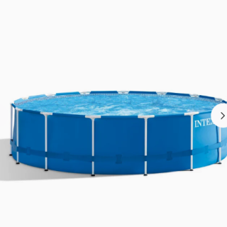 Piscina Estructural Redonda INTEX Metal Frame, 457 X 122 cm, 16.805 Litros