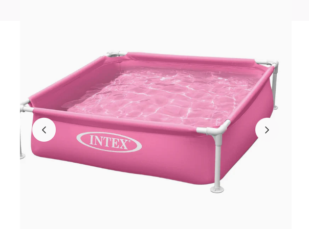 Piscina Estructural INTEX Mini Small Frame 122x30cm, 342L Rosada