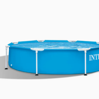 Piscina Estructural Redonda INTEX Metal Frame, 244 x 51 cm, 1.828 Litros
