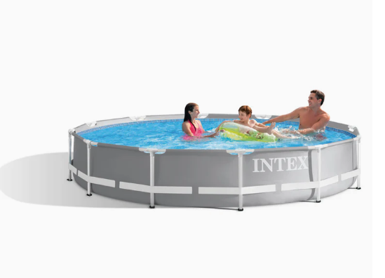 Piscina Estructural Redonda Intex Prism Frame, 366 x 76 cm, 6.502 Litros