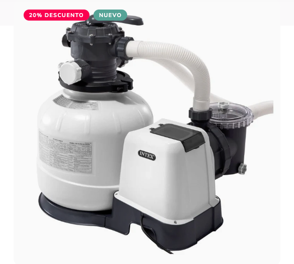 Filtro de Arena para Piscina INTEX 10.500 l/h 0.6HP SX2800