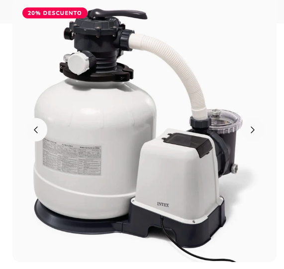 Filtro de Arena para Piscina INTEX 12.000 l/h 0.7HP SX3200