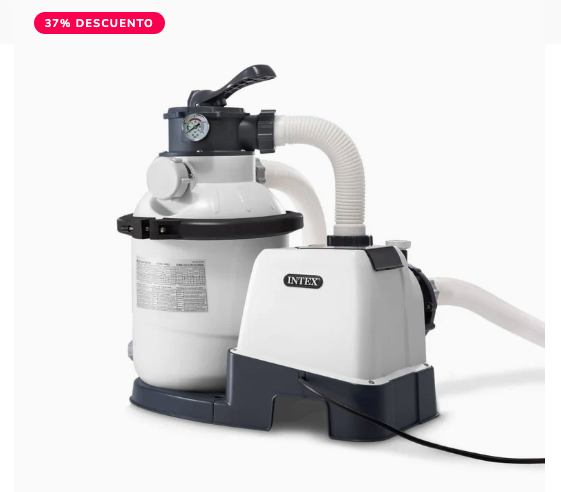 Filtro de Arena para Piscina INTEX 7.900 Litros/Hora 0.3HP SX2100