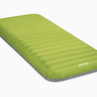 Colchón inflable individual TPU Camping Mat INTEX Truaire con Inflador Eléctrico