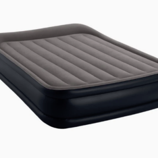 Colchón Inflable Eléctrico INTEX Fiber Tech 2 Plazas Dura-Beam 152x203x42