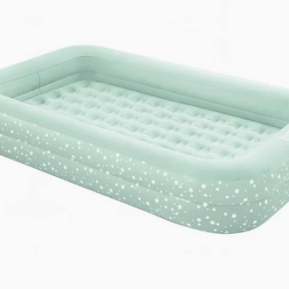 Colchón Inflable Infantil INTEX con Inflador Manual 107x168x25 cm Kidz Travel